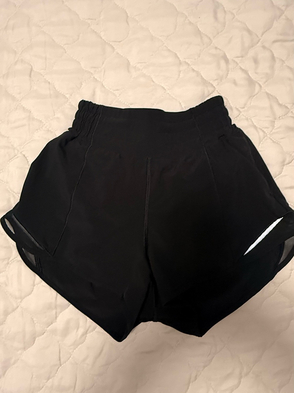 lululemon athletica Black Women's High-Waist Running Shorts